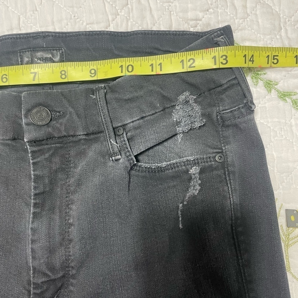 MOTHER Looker Ankle Fray in Guilty As Sin Size 27 - Picture 8 of 15